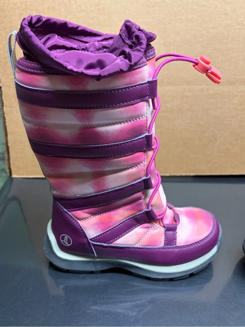 Girls' Purple Pink Winter Boots size 13m